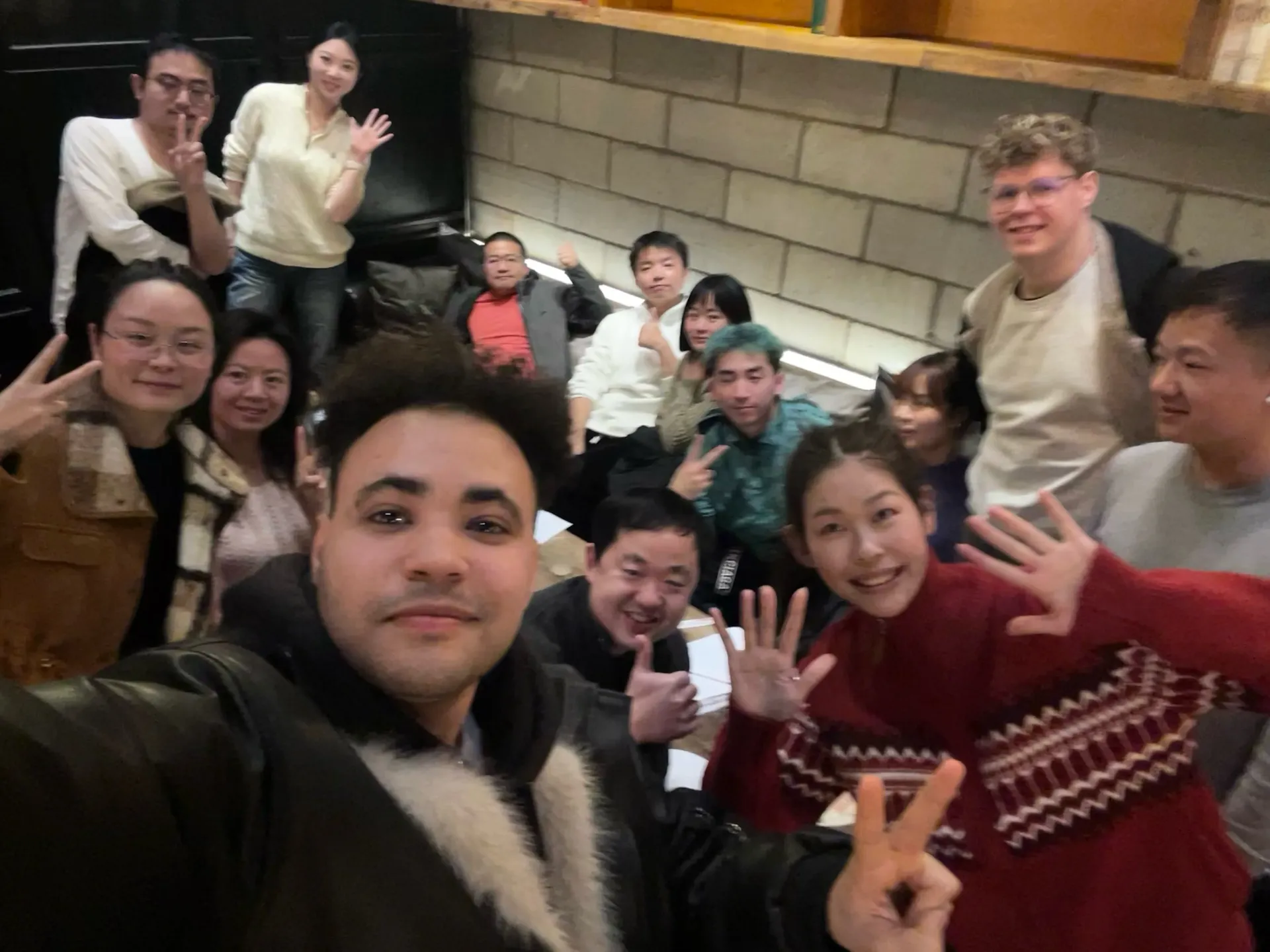 英语角活动的照片